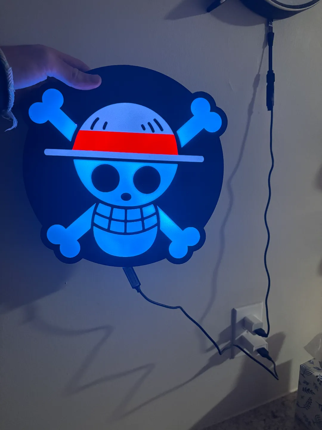 One Piece, Straw Hat Pirates LED Light Box, photo 2 of 2 - One Piece, Straw Hat Pirates LED Light Box Lamps & Lighting