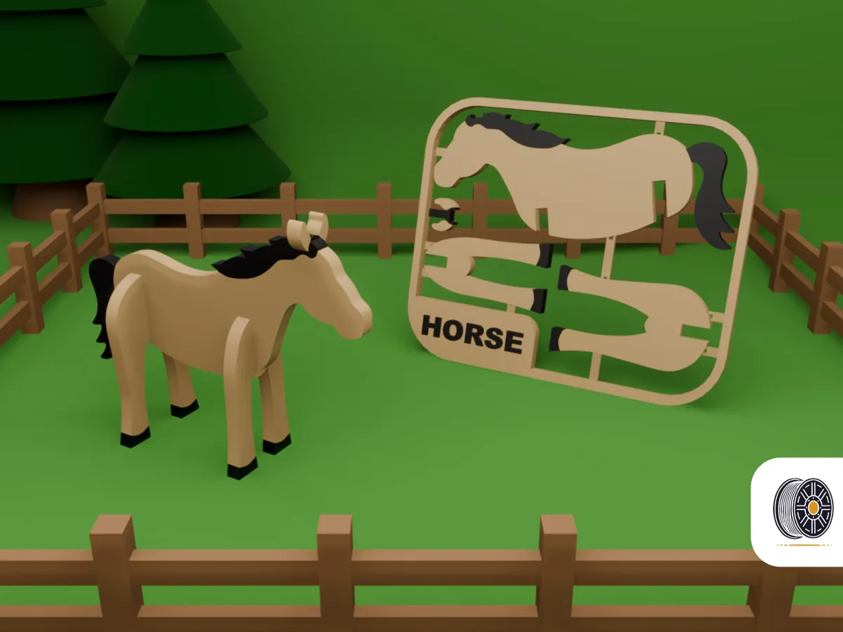 Cute Horse Kit Card Ready - Construction Sets, in stock in India