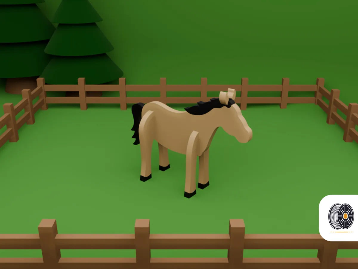 Cute Horse Kit Card Ready, photo 2 of 4 - Cute Horse Kit Card Ready Toys & Games