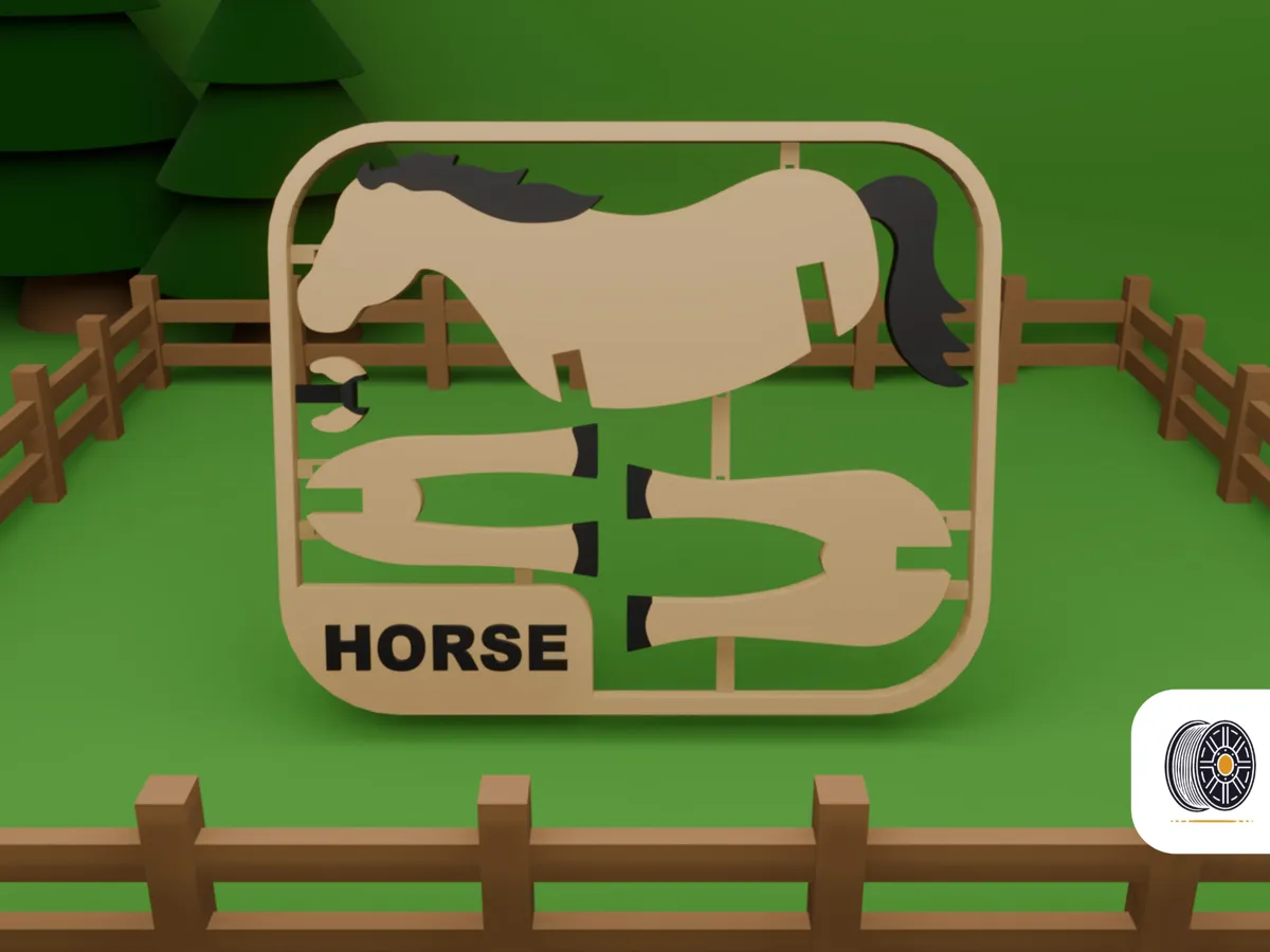 Cute Horse Kit Card Ready, photo 3 of 4 - Cute Horse Kit Card Ready Toys & Games