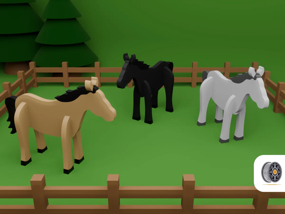 Cute Horse Kit Card Ready, photo 4 of 4 - Cute Horse Kit Card Ready Toys & Games
