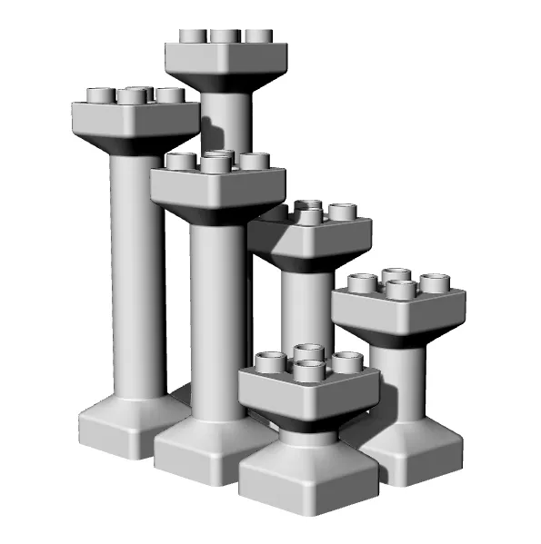 Marble Run Pillar 6pcs for Hubelino Duplo, photo 2 of 4 - Marble Run Pillar 6pcs for Hubelino Duplo Toys, Games & Hobbies