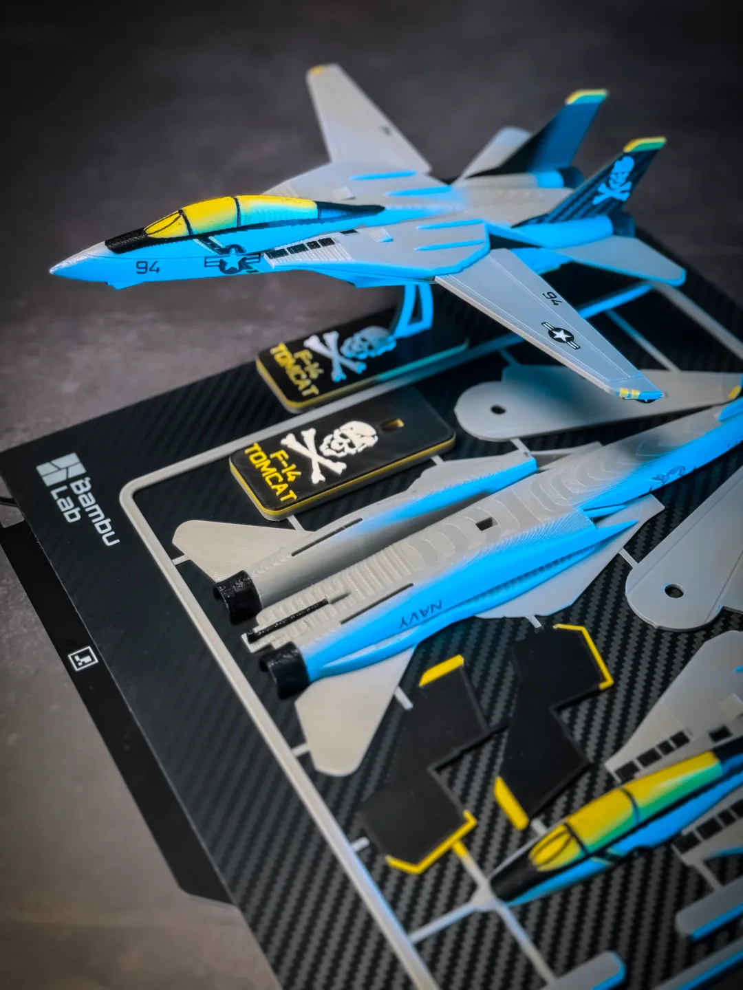 F-14 TOMCAT Plane Kit Card