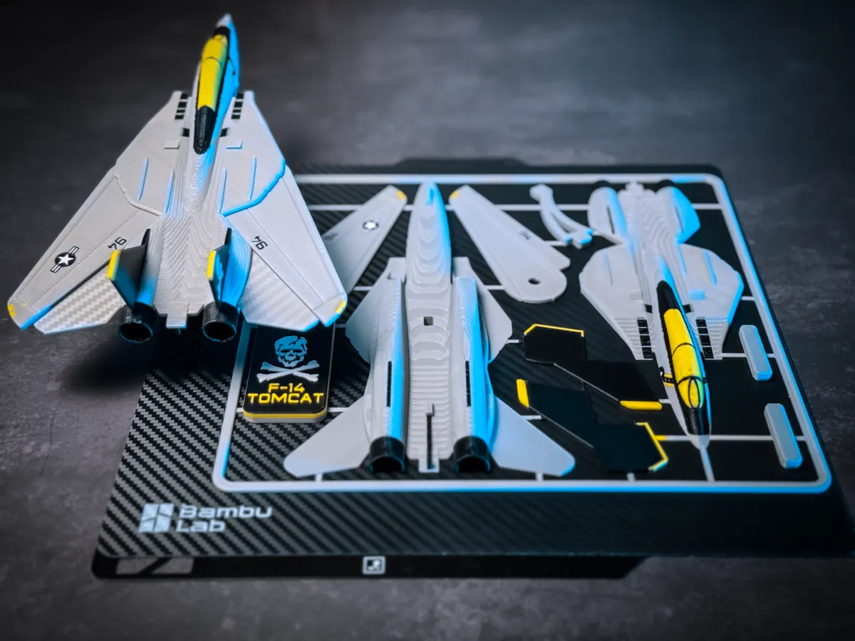 F-14 TOMCAT Plane Kit Card, photo 4 of 4 - F-14 TOMCAT Plane Kit Card Models, RC & Drones