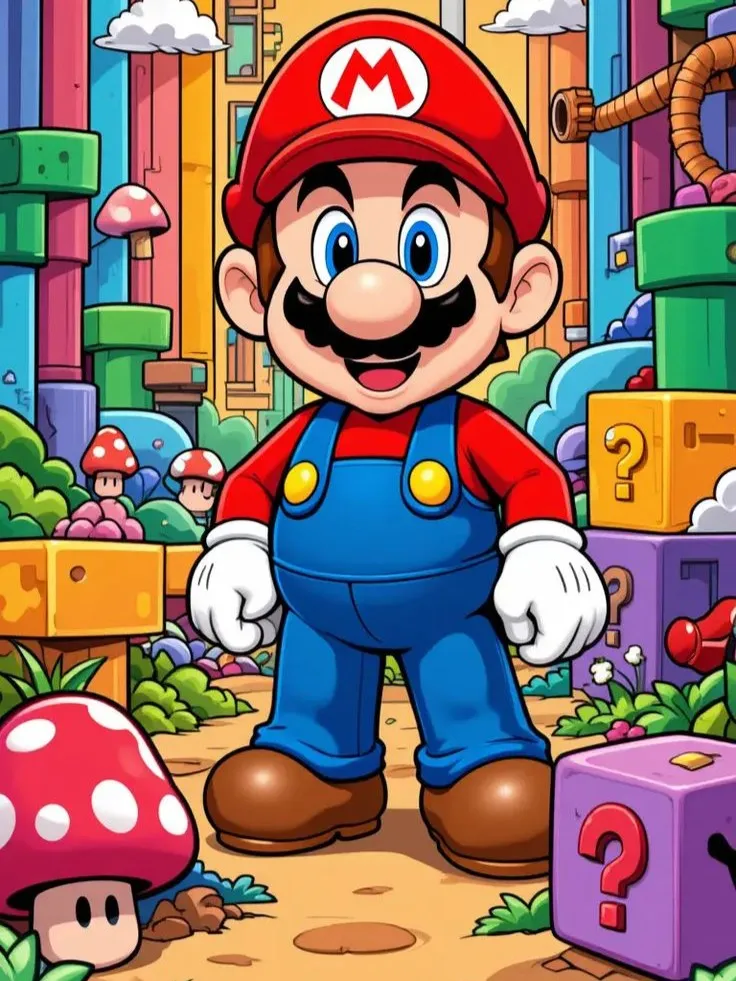 Hueforge Mario, photo 4 of 4 - Hueforge Mario Home Decor Items