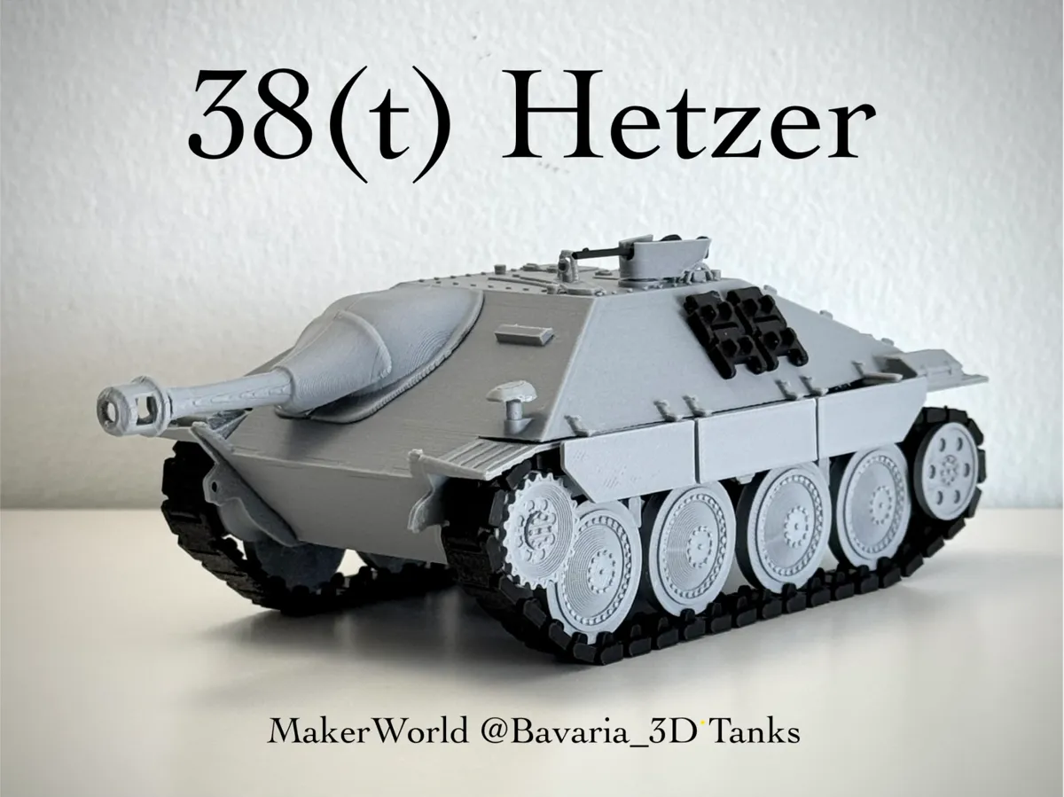 38(t) Hetzer Tank Destroyer 1:35 scale 38t