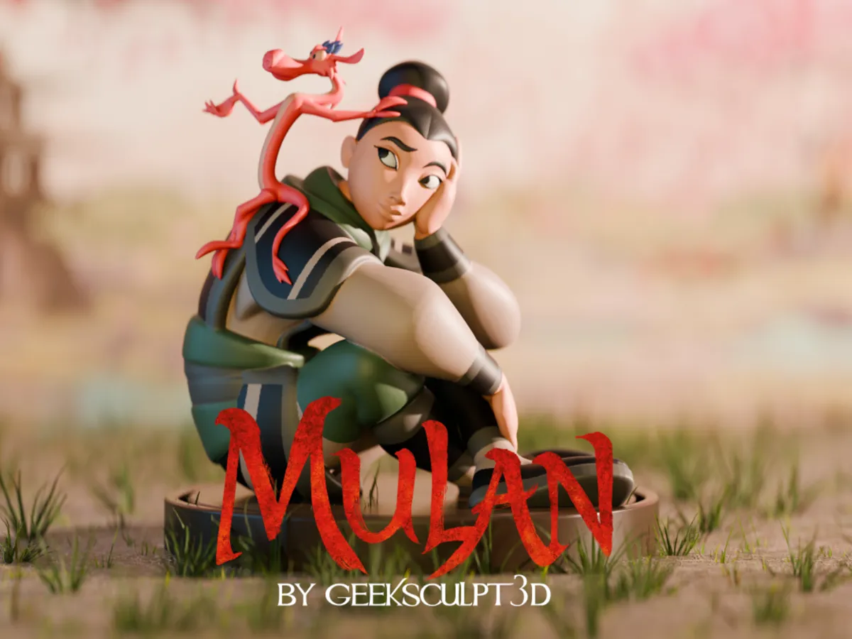 Mulan & Mushu Action Figure for Disney Fans