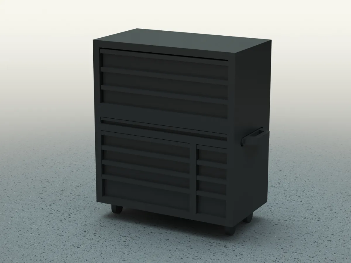 1/18th Scale Toolbox Top Section, photo 4 of 4 - 1/18th Scale Toolbox Top Section Tools & Workshop