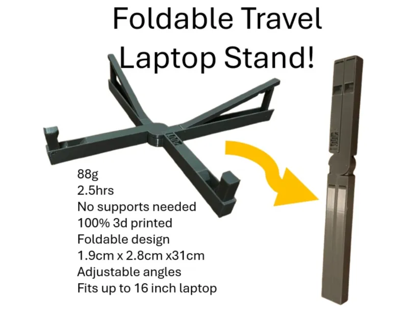 Travel foldable laptop stand- NEEDED - Foldable & Portable Laptop Stands, in stock