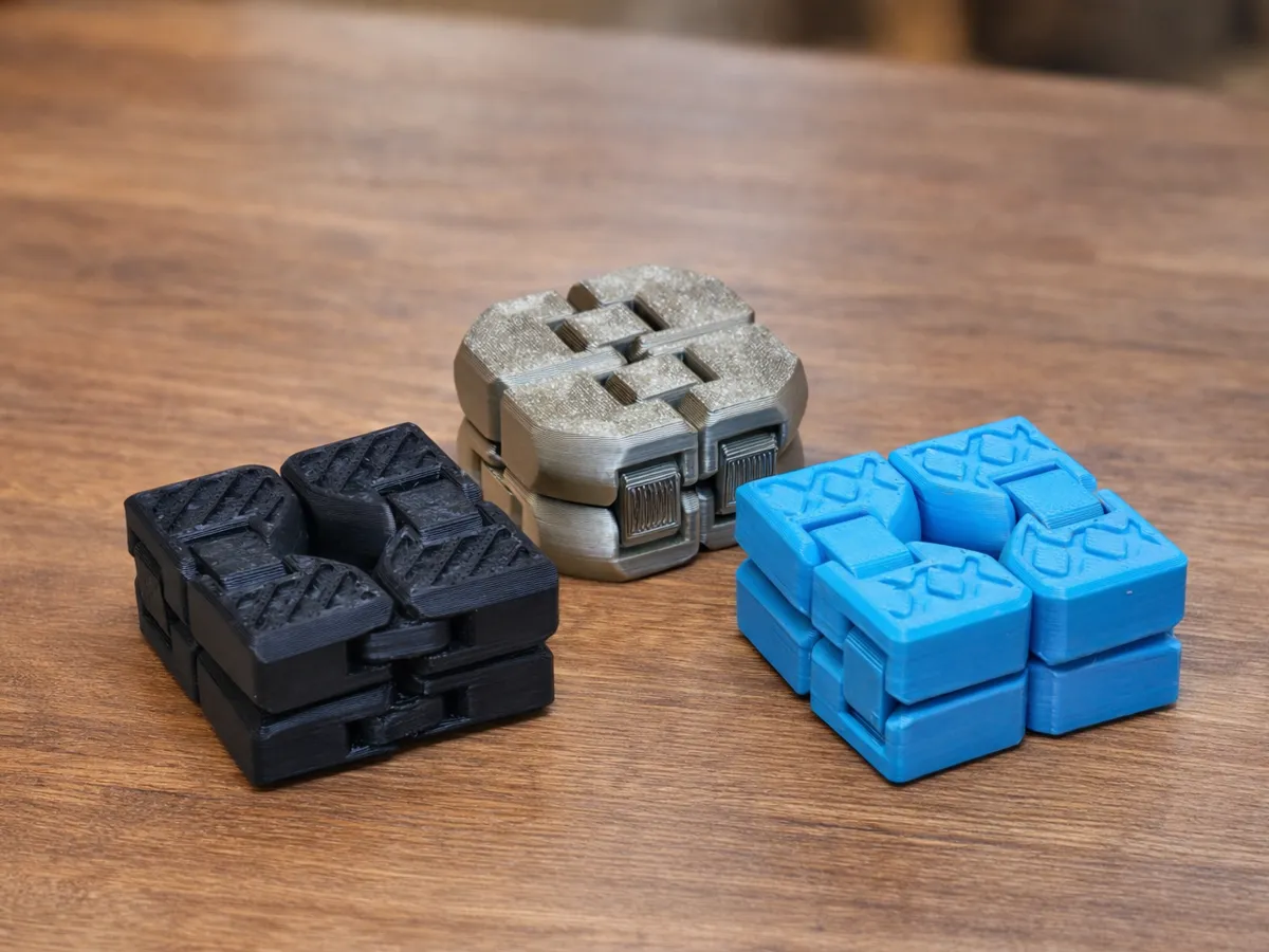 Just Cube Fidget - Line · Cross · Clean