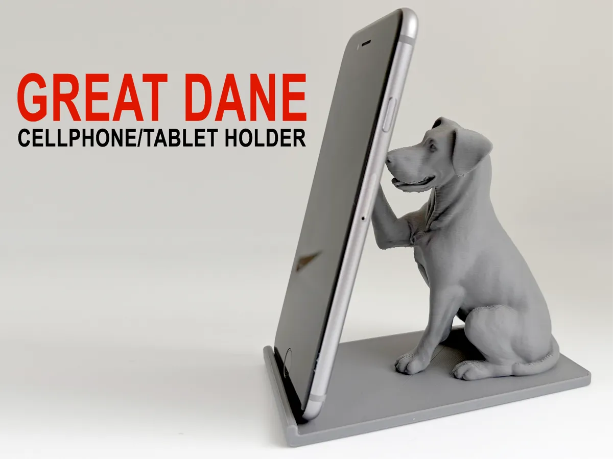 Great Dane Cellphone/Talbet Holder