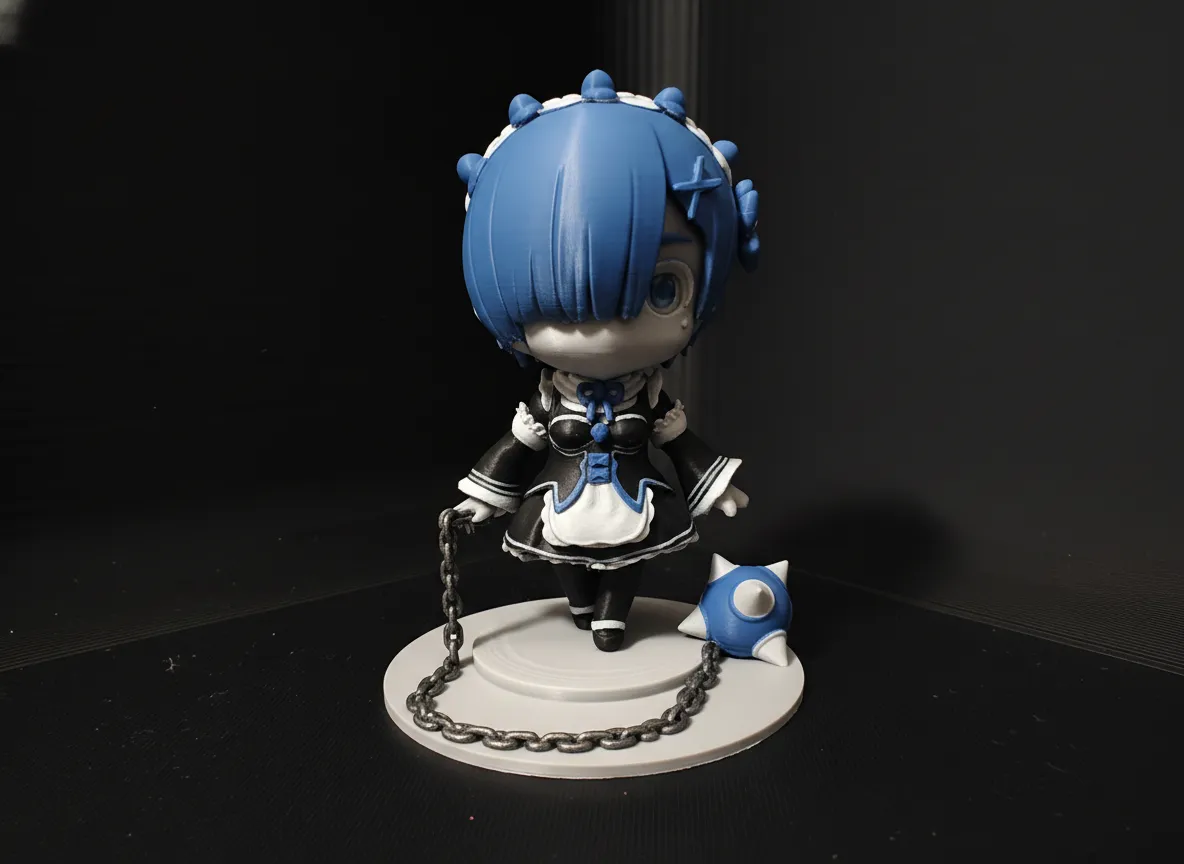 Rem Chibi Battle Maid, Re:Zero, photo 3 of 3 - Rem Chibi Battle Maid, Re:Zero Figurines & Collectibles