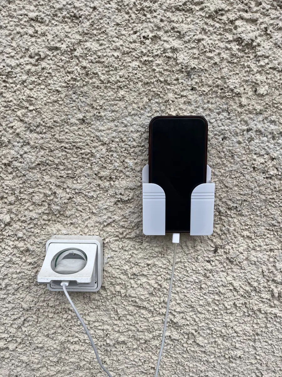 Wall Mounted Phone Charging Holder, photo 4 of 4 - Wall Mounted Phone Charging Holder Mobile & Device Accessories
