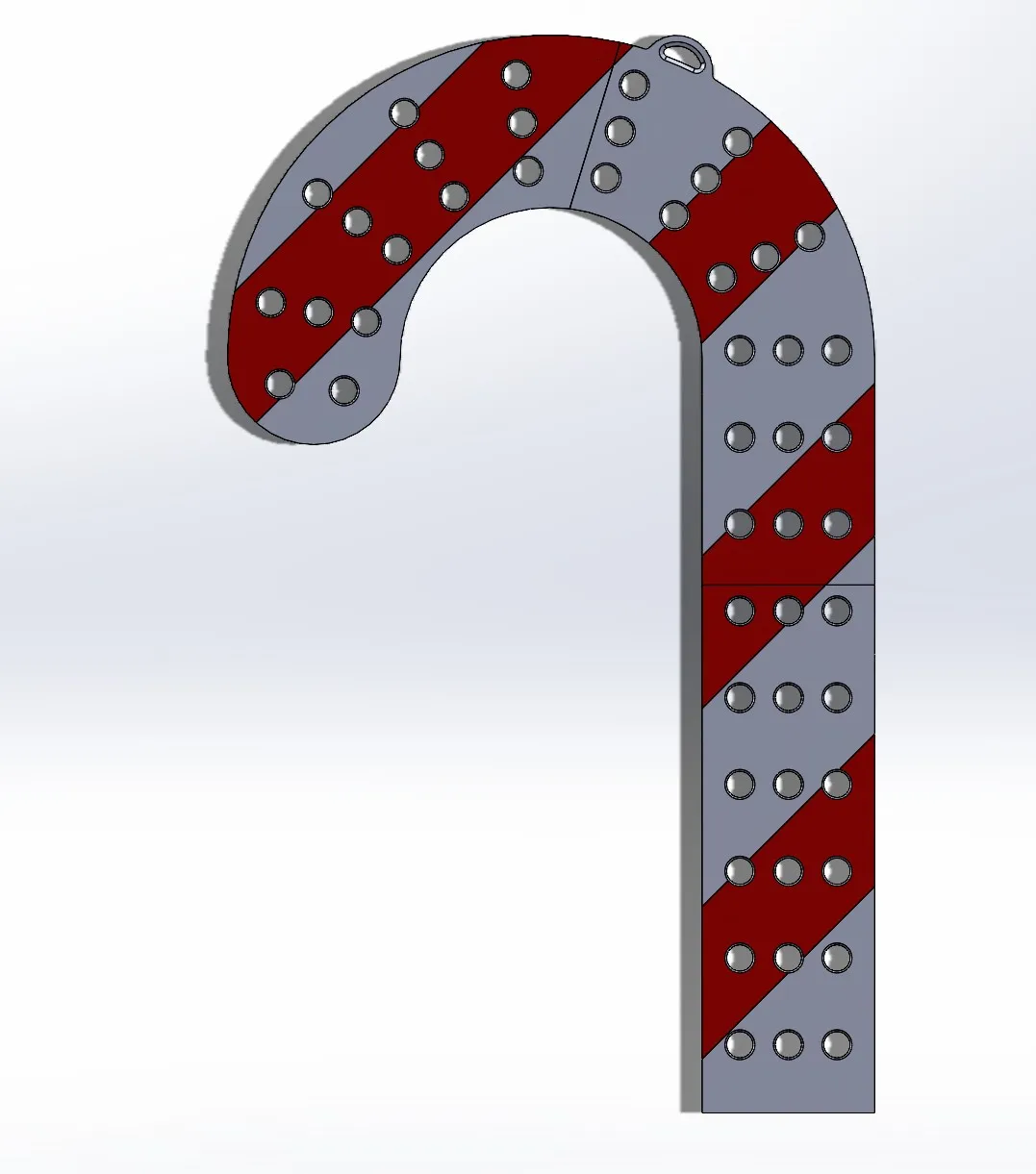 Candy Cane Prop für 12mm WS2811 Bullet Pixel, photo 3 of 4 - Candy Cane Prop für 12mm WS2811 Bullet Pixel Gifts & Occasions