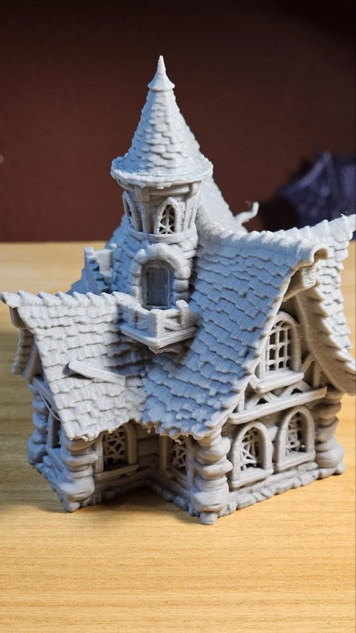 Medieval Fantasy House - Magical Cottage Dioramas, photo 4 of 4 - Medieval Fantasy House - Magical Cottage Dioramas Figurines & Collectibles