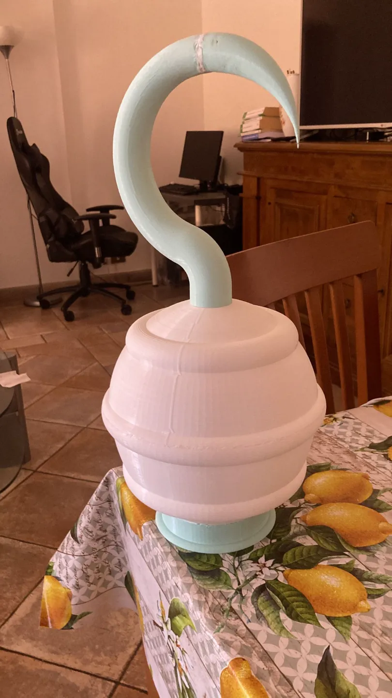 perfect replica of crocodile's hook