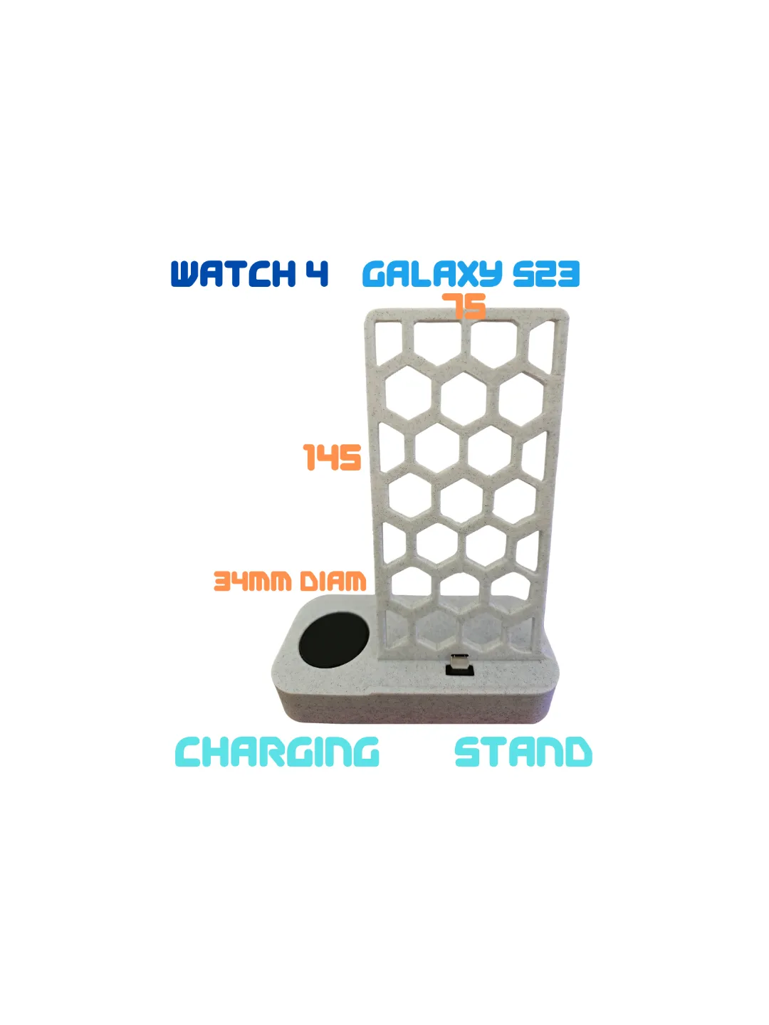 Samsung Galaxy S23 and Watch 4 Charging Stand, photo 2 of 4 - Samsung Galaxy S23 and Watch 4 Charging Stand Household