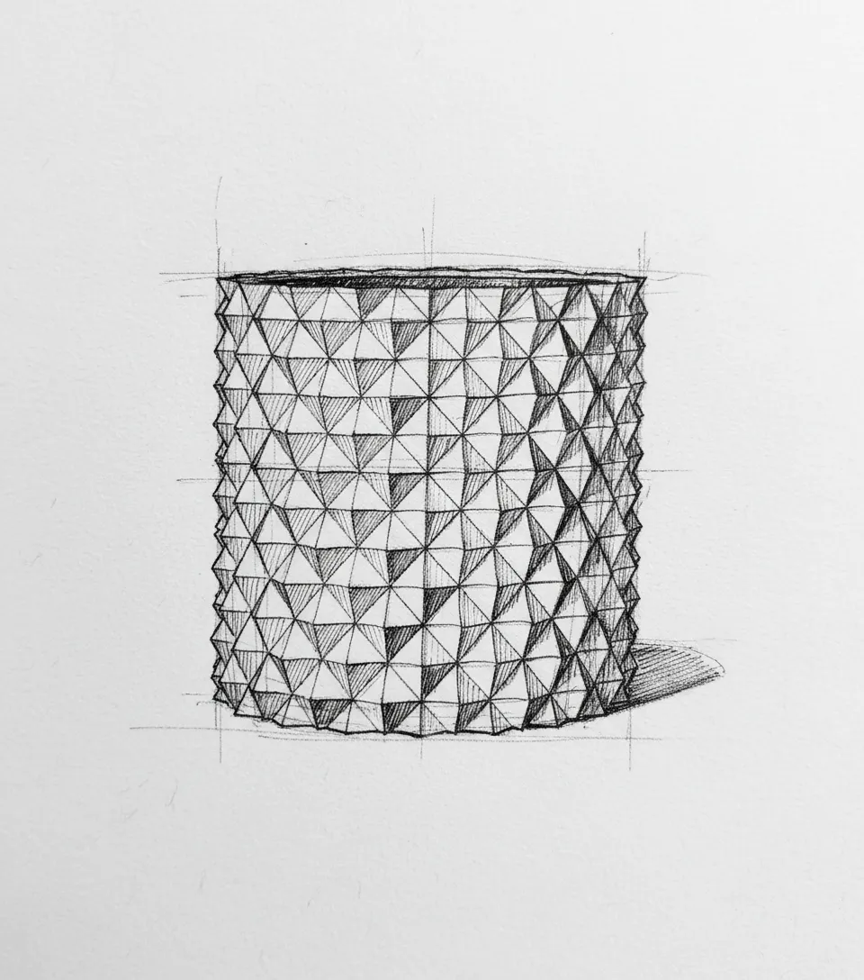 Knurled Vase / Planter, photo 2 of 4 - Planters & Plant Pots, decor