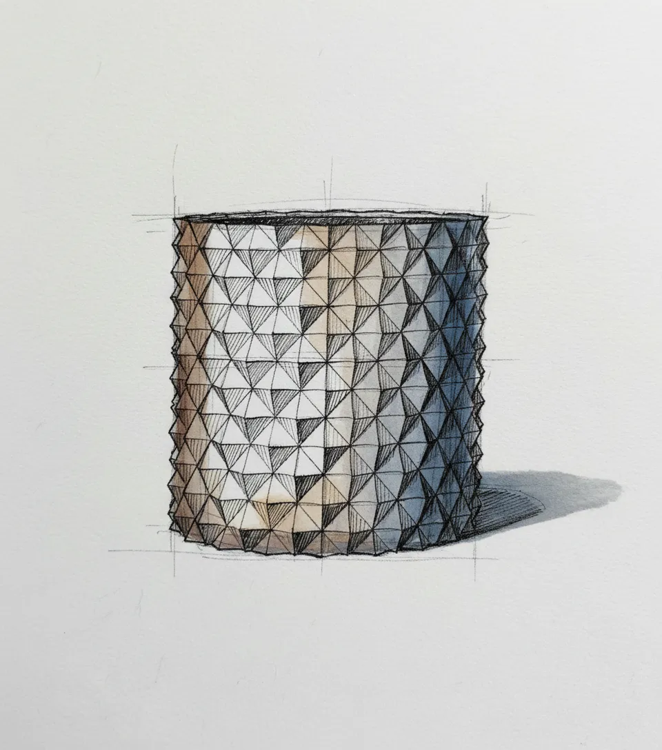 Knurled Vase / Planter, photo 3 of 4 - Planters & Plant Pots, home