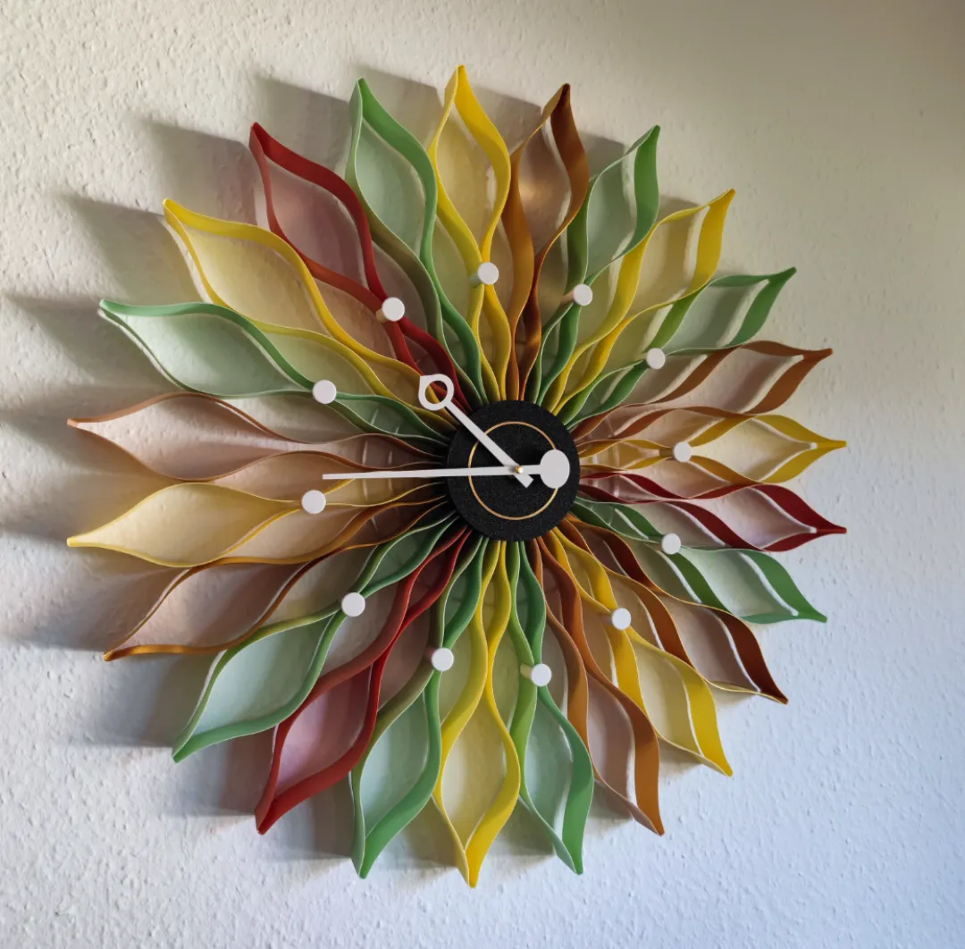 Sunflower clock