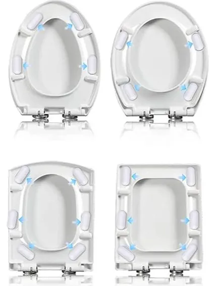 Toilet Seat Bumper Grommets, photo 3 of 4 - Toilet Seat Bumper Grommets Household