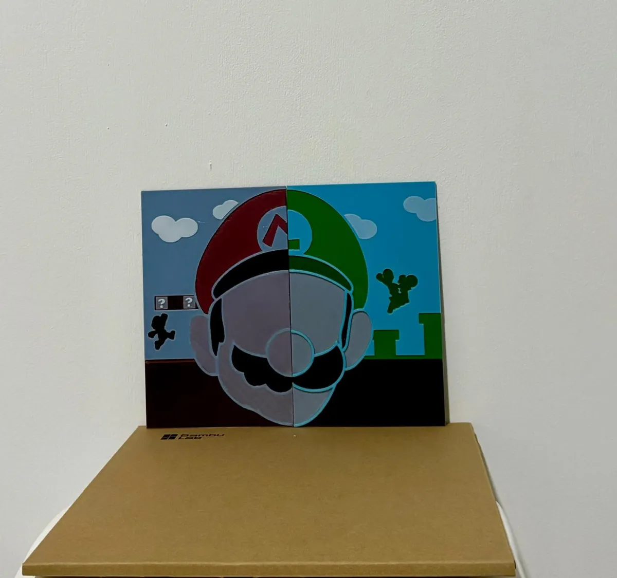 Super Mario Luigi-Half (Luigi and Mario), photo 3 of 4 - Super Mario Luigi-Half (Luigi and Mario) Generative Art
