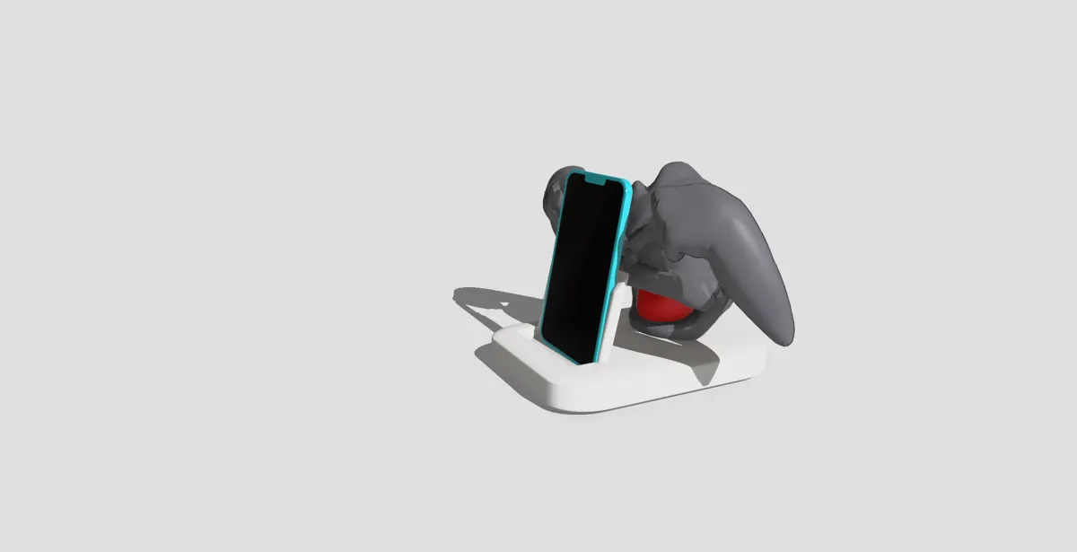 Geodude Pokemon Universal Phone Stand, photo 2 of 4 - Geodude Pokemon Universal Phone Stand Mobile & Device Accessories