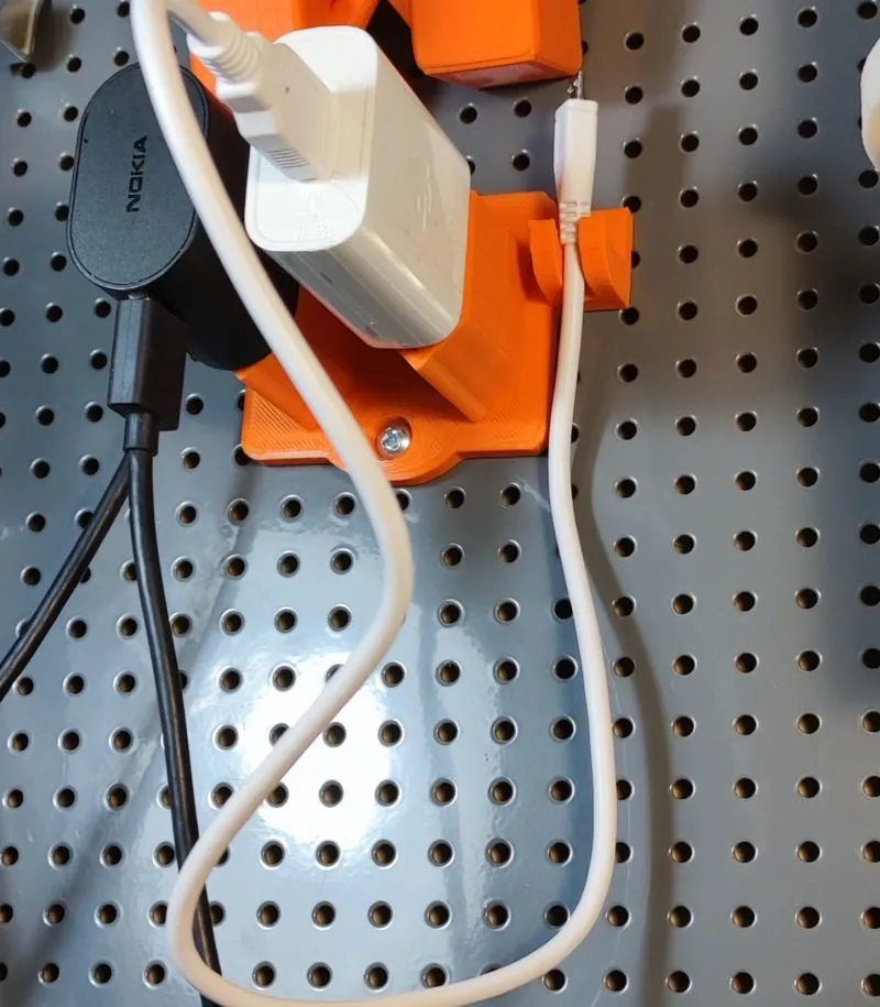 Biltema Pegboard Charger Holder, photo 3 of 4 - Biltema Pegboard Charger Holder Tools
