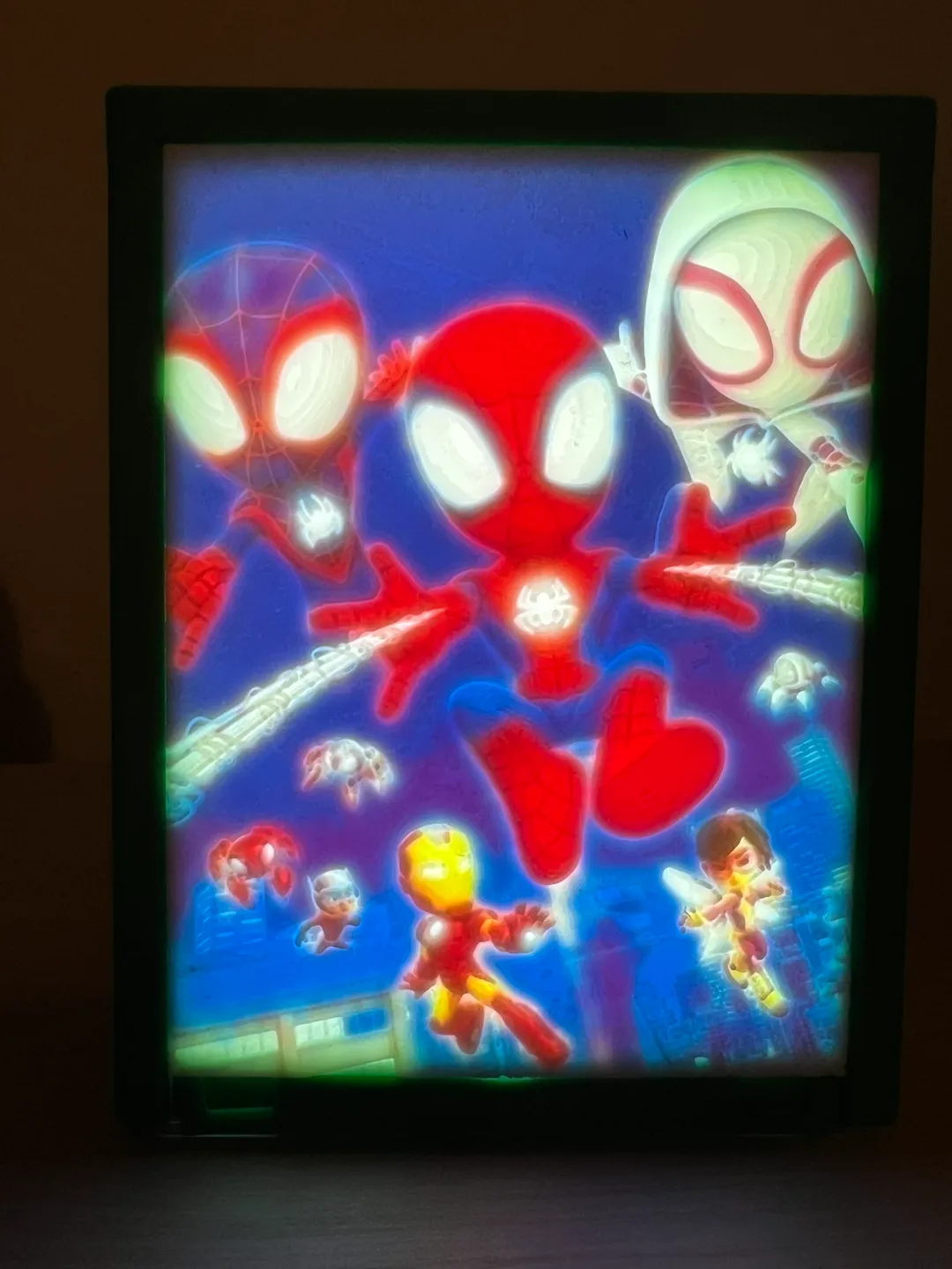 Lithophane spiderman - 2D Art, in stock in India