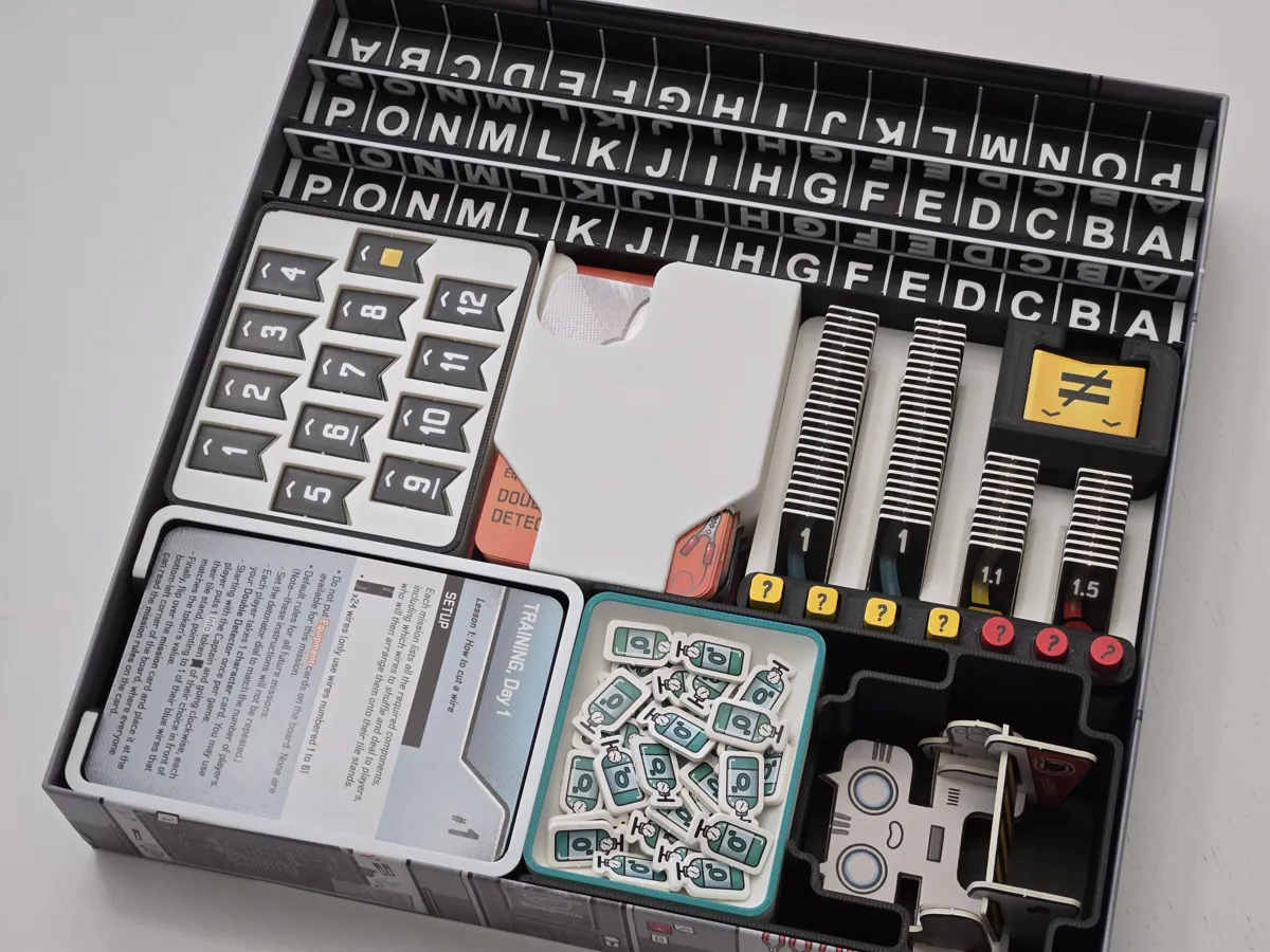Bomb Busters - UNLOCKED - Organizer Insert, photo 3 of 4 - Bomb Busters - UNLOCKED - Organizer Insert Storage & Organisation