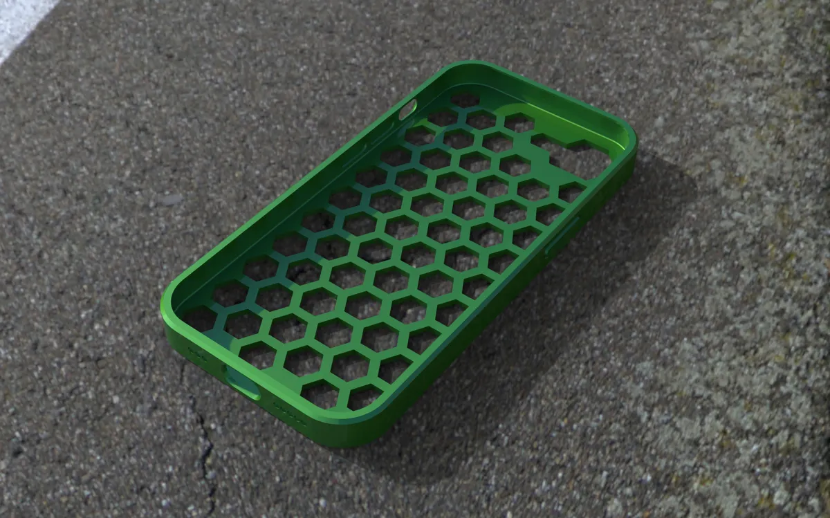 iPhone 16e Hexagon Cover, photo 3 of 4 - iPhone 16e Hexagon Cover Mobile & Device Accessories