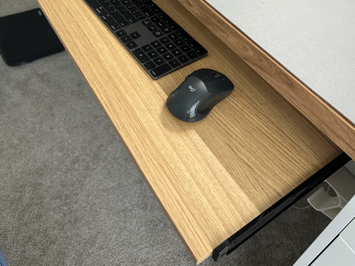 Under Desk Keyboard Drawer Reinforced Bracket