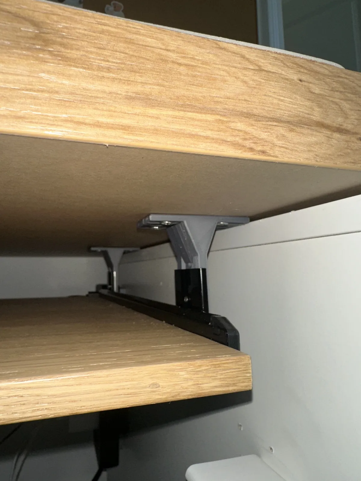 Under Desk Keyboard Drawer Reinforced Bracket, photo 3 of 4 - Under Desk Keyboard Drawer Reinforced Bracket Storage & Organisation