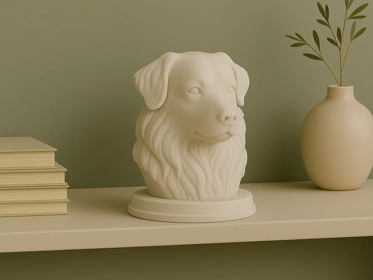 Australian Shepherd, Dog Bust - Dog Figurines, in stock in India
