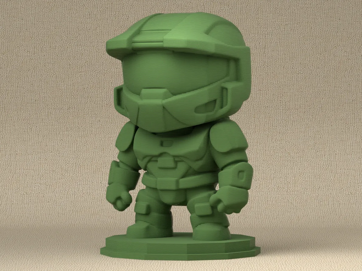 The Master Chief from Halo Inspired Chibi Figure