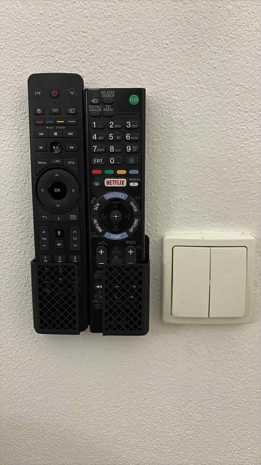 Wall Mounted Phone and Remote Organizer, photo 4 of 4 - Wall Mounted Phone and Remote Organizer Mobile & Device Accessories