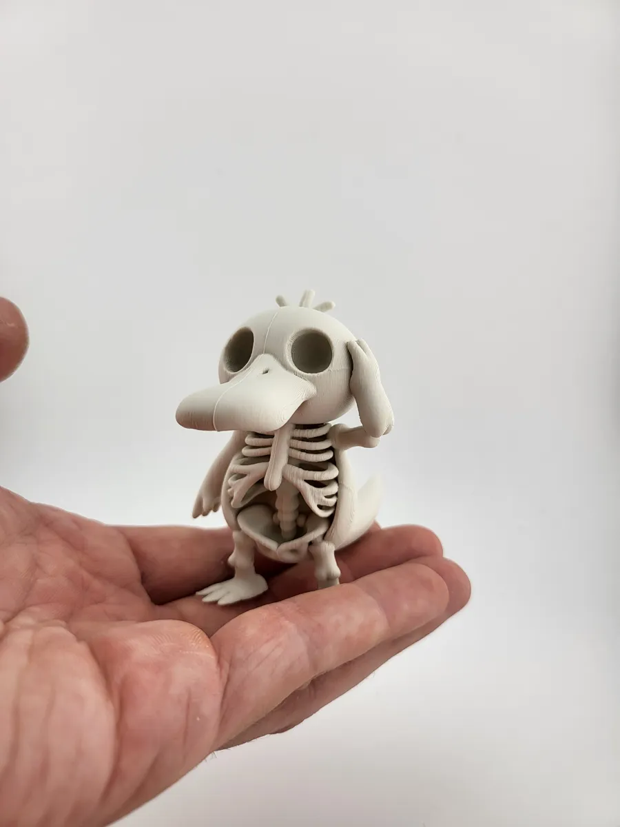 Psyduck Skeleton Figure Kawaii Pokémon Style cute, photo 3 of 4 - Psyduck Skeleton Figure Kawaii Pokémon Style cute Figurines & Collectibles