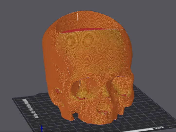 Skull Candle Holder for 3-inch Pillar Candle