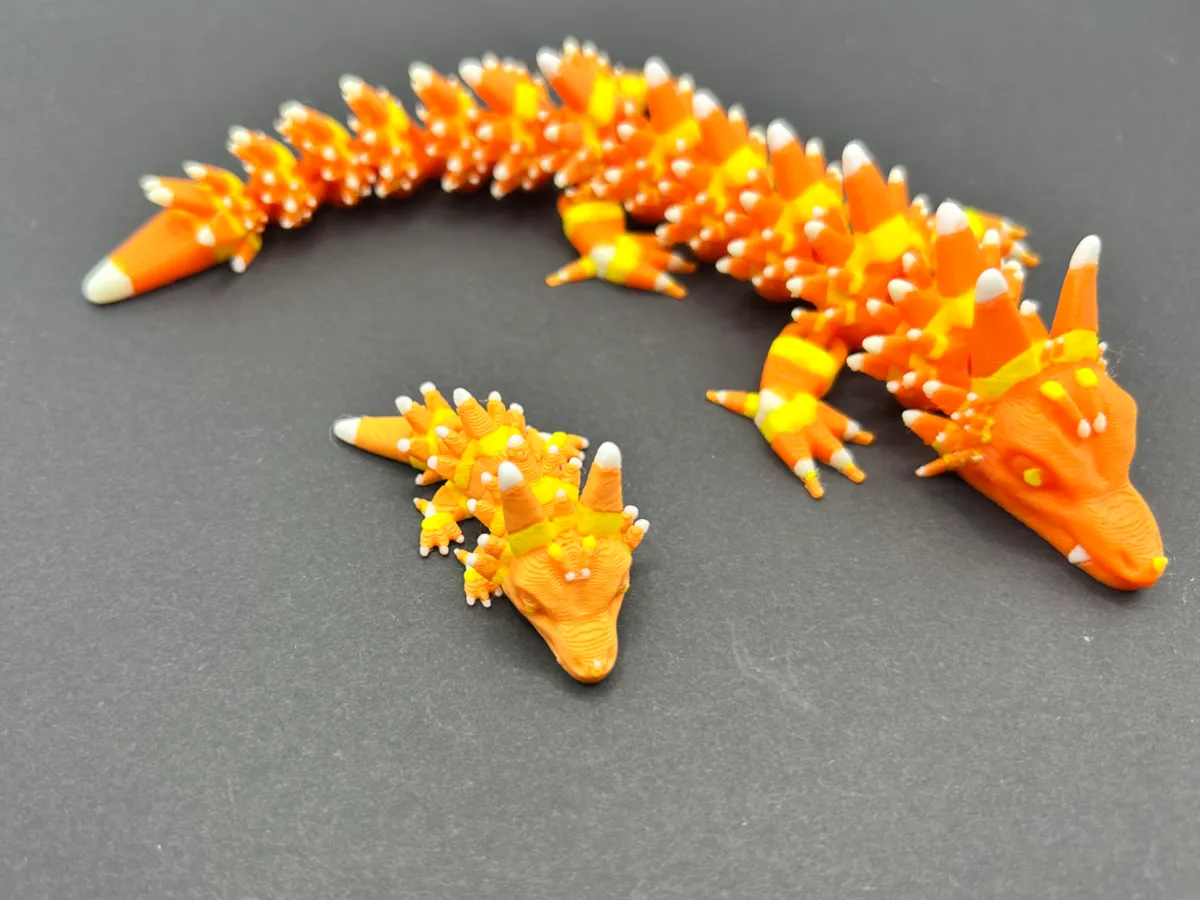 Snack-Size Candy Corn Dragon