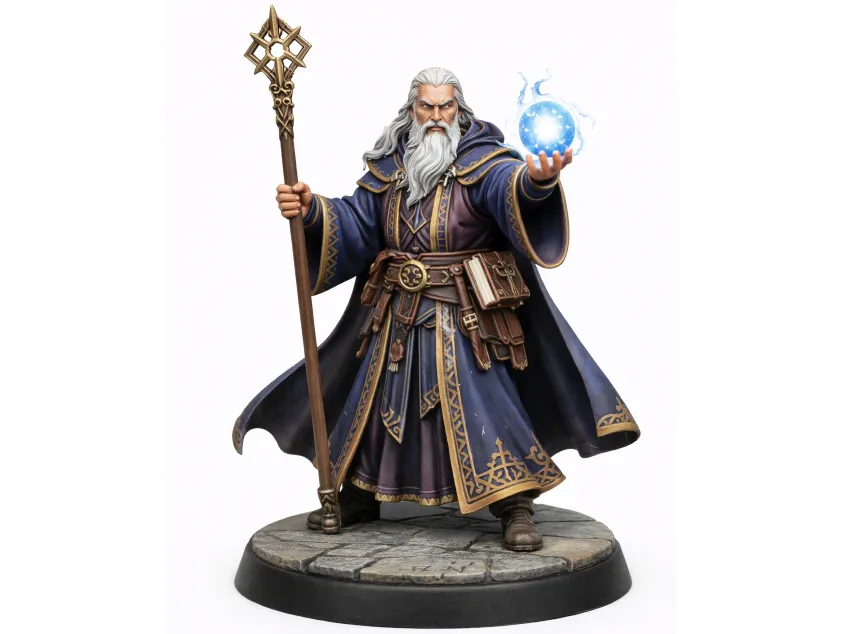 Human Wizard Miniature