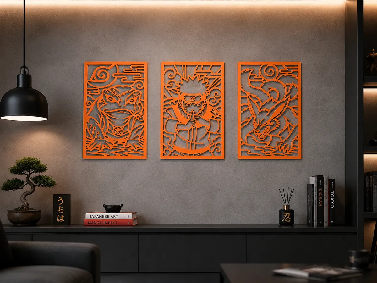 Naruto Triptych Wall Decor
