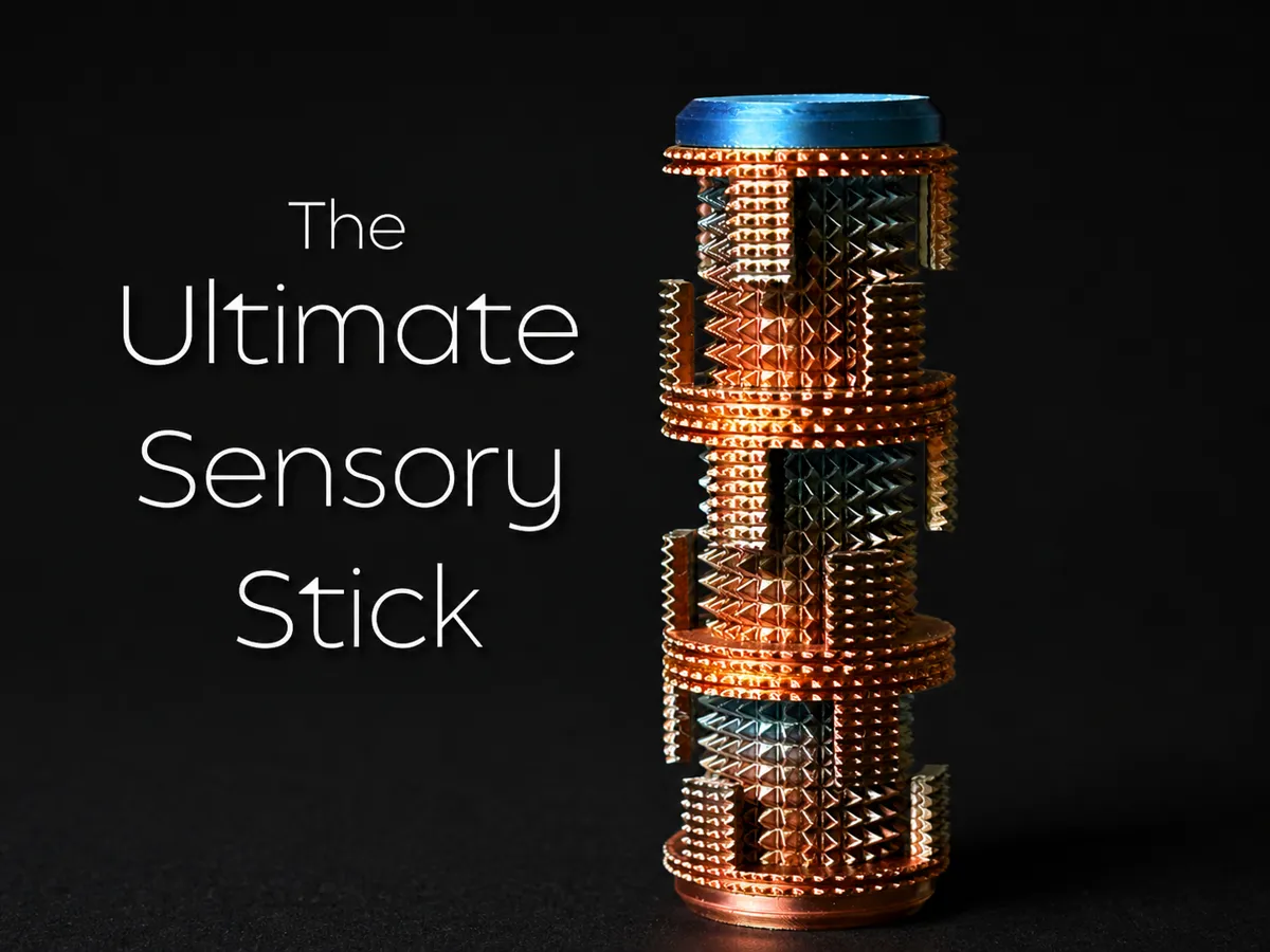 Ultimate Sensory Stick - Easy Assembly Fidget Toy - Stress Relief & Sensory Toys, in stock