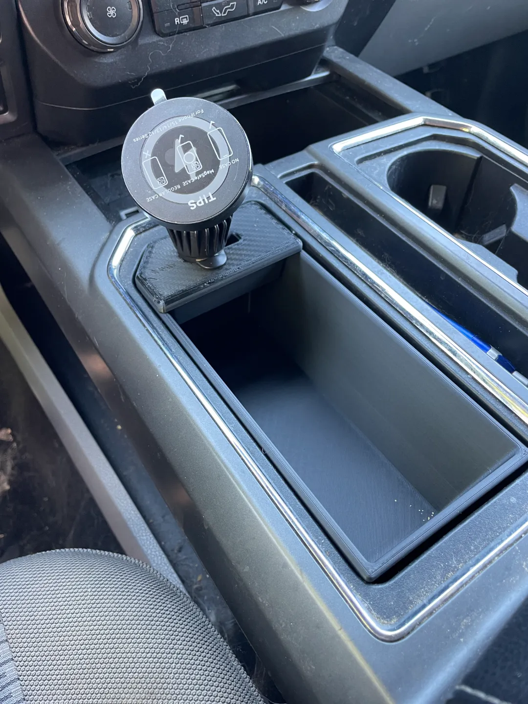 2018 F150 Console MagSafe Insert, photo 2 of 2 - 2018 F150 Console MagSafe Insert Hobby & DIY