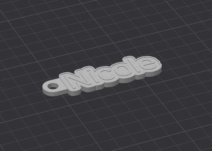 Custom Keychain - Name Tag