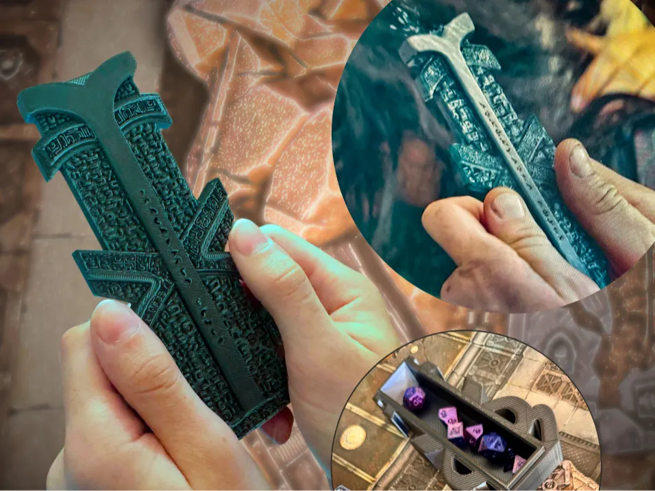 Tablet of Reawakening D&D Movie Prop or Dice Box