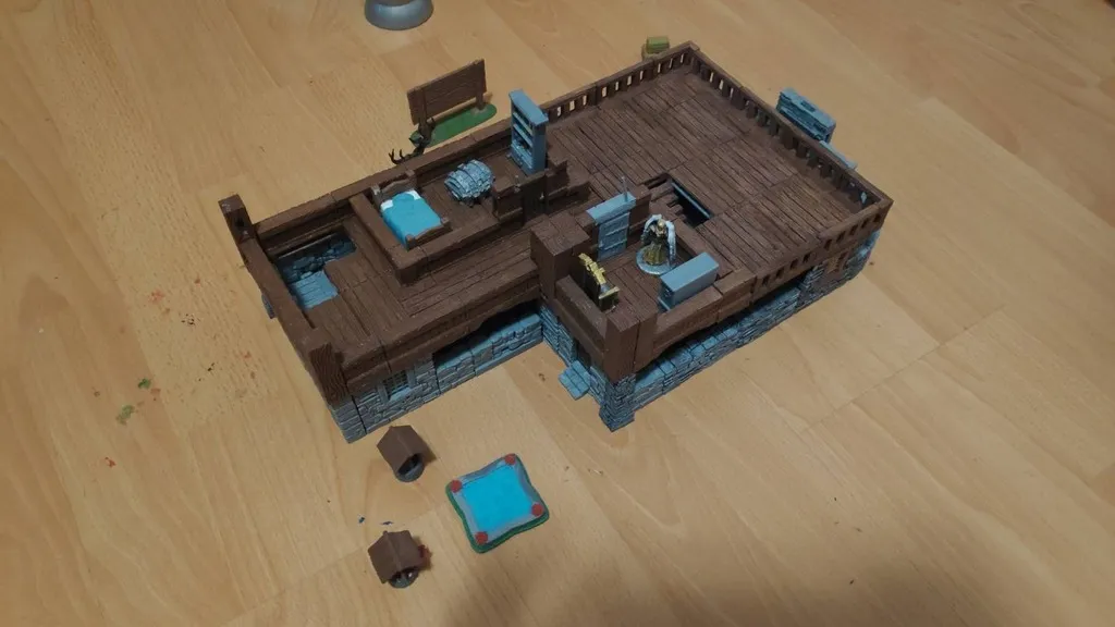 Openlock Wooden Walls and Doors, photo 2 of 4 - Openlock Wooden Walls and Doors Board Games & Tabletop