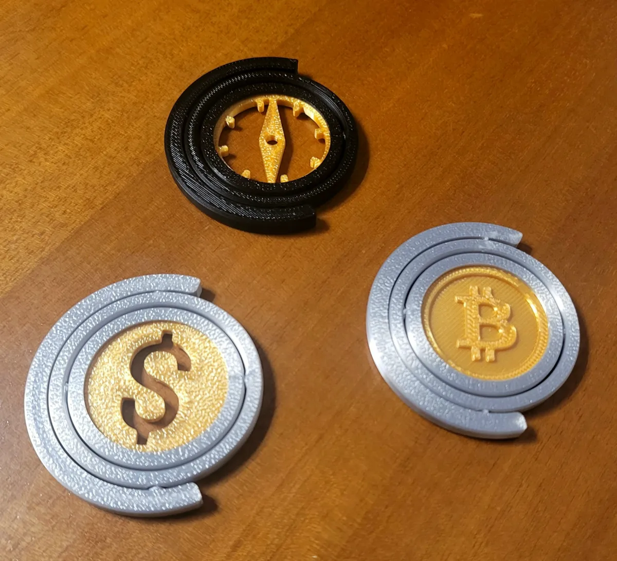 Infinity Gyro Spinning Fidget Toy, photo 3 of 3 - Infinity Gyro Spinning Fidget Toy Fidget & Sensory Toys