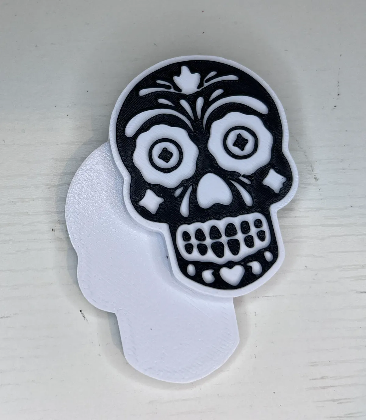 Sugar Skull Fidget Toy with Magnets, photo 2 of 2 - Sugar Skull Fidget Toy with Magnets Tools