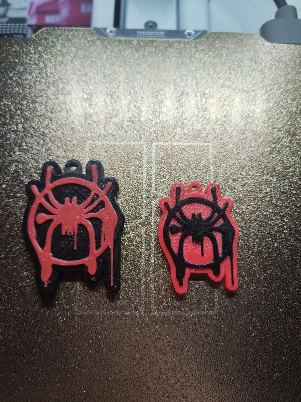 Miles Morales Spider-Man keychain, photo 2 of 4 - Miles Morales Spider-Man keychain Art
