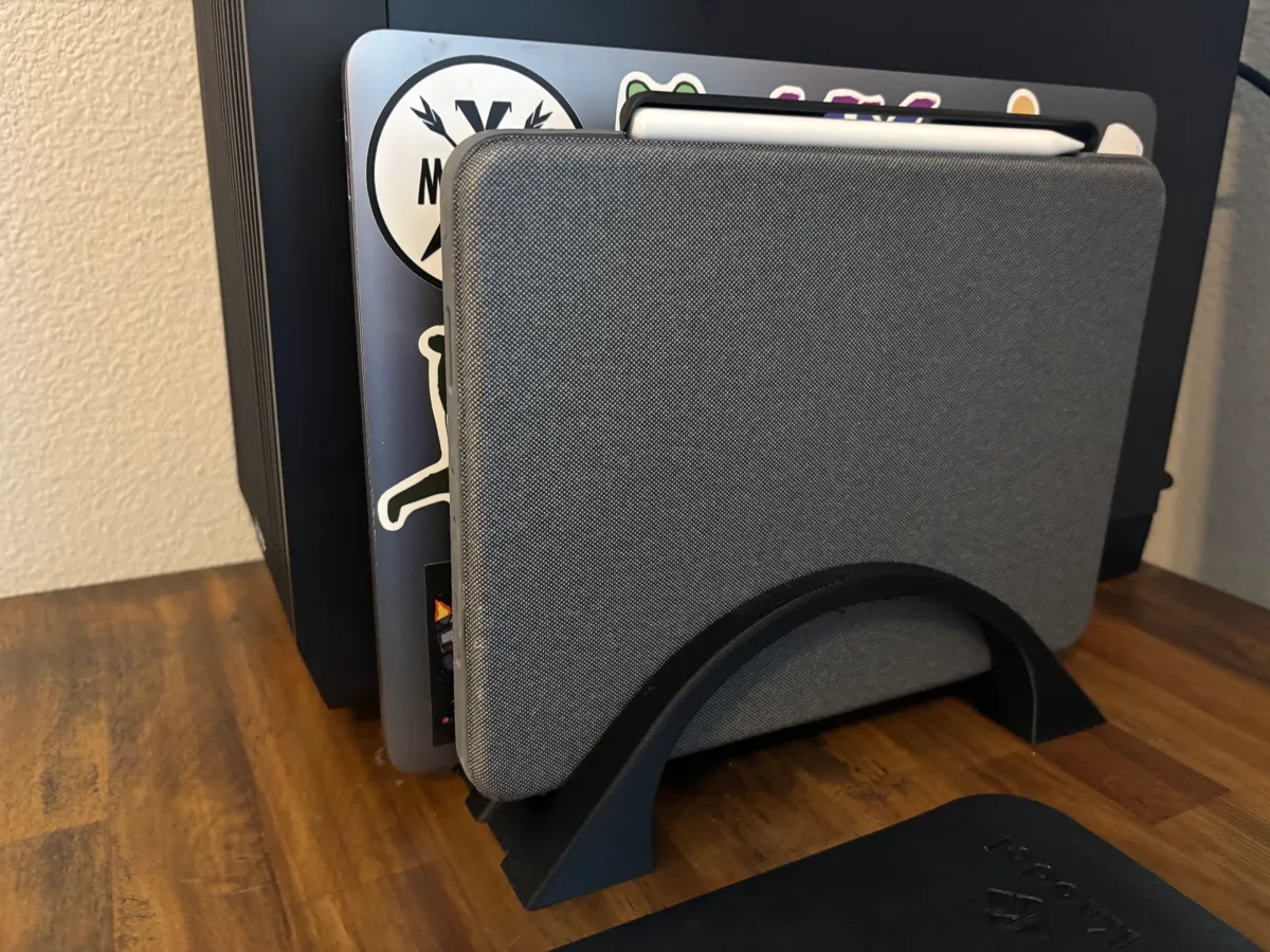 Dual Laptop Stand for iPad and Macbook Pro, photo 2 of 2 - Dual Laptop Stand for iPad and Macbook Pro Mobile & Device Accessories